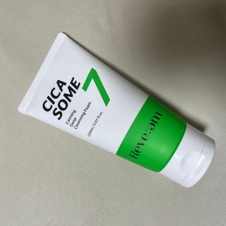 나우 [리브엠] 화해 1등 각질 클렌저! 시카좀 카밍 딥 클렌징 폼 — 5점을 준 리뷰어가 2025년 6월 올린 사용 사진