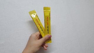 자연에온 경남제약 비타민 쉬머 저분자콜라겐 20g x 30포 — 5점을 준 리뷰어가 2021년 12월 올린 사용 사진
