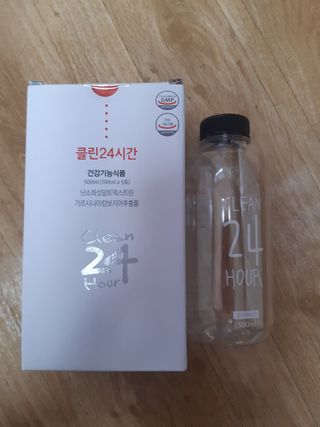 클린24시간 1BOX(5포) + 전용보틀(500ml) — 5점을 준 리뷰어가 2023년 3월 올린 사용 사진