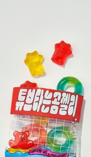 스낵스 튜브타는 곰 젤리 600g (20봉) — 5점을 준 리뷰어가 2024년 8월 올린 사용 사진