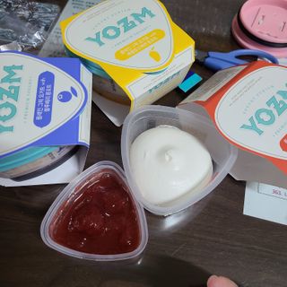 요즘 콩포트 그릭요거트 3종 세트 — 5점을 준 리뷰어가 2021년 2월 올린 사용 사진