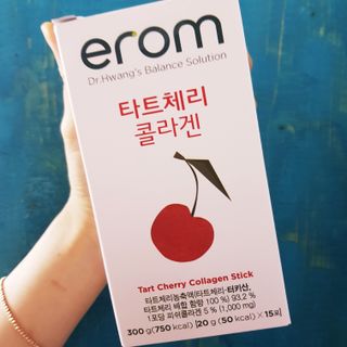 이롬 erom 타트체리 콜라겐 — 5점을 준 리뷰어가 2021년 4월 올린 사용 사진