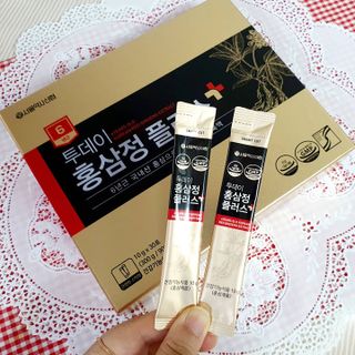 서울약사신협_투데이홍삼정플러스스틱_10g x 30포 — 4점을 준 리뷰어가 2021년 6월 올린 사용 사진