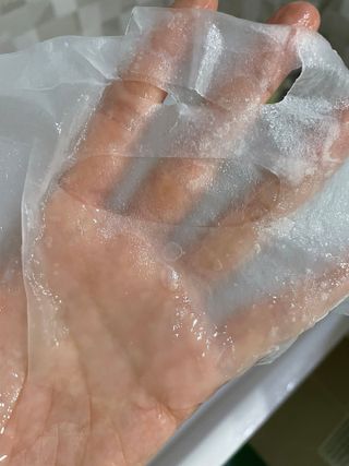 닥터마시멜로 닥터마스멜로 마블러스 아쿠아 클리닉 마스크 — 5점을 준 리뷰어가 2021년 7월 올린 사용 사진