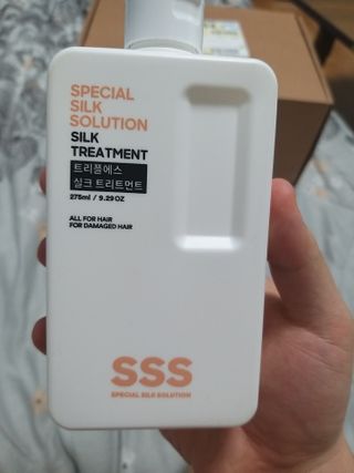 트리플에스 탈모 샴푸 275ml + 실크 트리트먼트 275ml — 5점을 준 리뷰어가 2021년 2월 올린 사용 사진