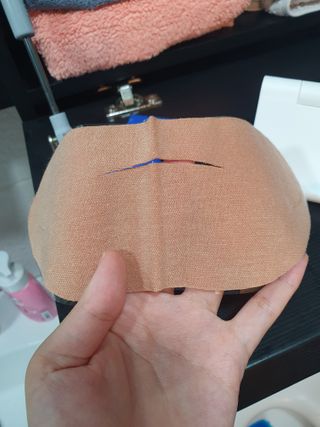 아이디플라코스메틱 아이디 페이스핏 마이너스 밴드 v2 — 5점을 준 리뷰어가 2021년 10월 올린 사용 사진