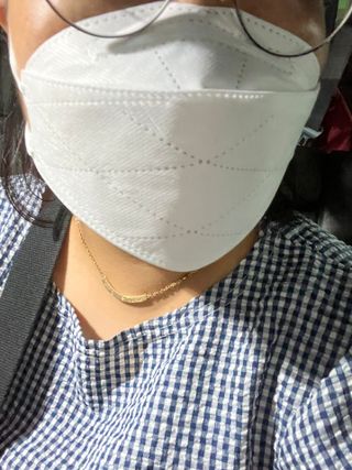 케이파이 나날마스크 [케이파이 나날] KF94 마스크 50매입 (개별포장) ,  여름에도 좋은 숨쉬기 편한 순수 국산 마스크 — 4점을 준 리뷰어가 2022년 7월 올린 사용 사진
