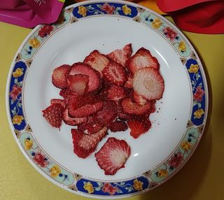 아비삭과일칩 5종 /딸기,사과,배,귤,무화과 5종 — 5점을 준 리뷰어가 2021년 4월 올린 사용 사진