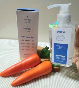 위케어 천연 주방세세, 에어프라이어세제, 다목적세정제, 발포텀블러세정제 — 5점을 준 리뷰어가 2021년 2월 올린 사용 사진