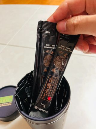프리마인 자체 기업부설 연구소에서 찾아낸 건강한 수면의 비밀.  슬립토 플러스 30포 — 4.5점을 준 리뷰어가 2021년 11월 올린 사용 사진