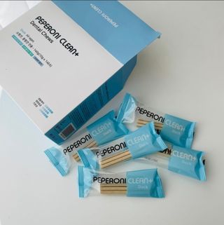 페페로니 클린플러스 덴탈오리껌 10g x 14p — 5점을 준 리뷰어가 2021년 7월 올린 사용 사진