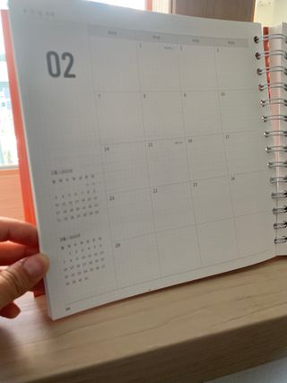 리훈 2022년 날짜형 오늘공부  스터디 플래너 — 5점을 준 리뷰어가 2021년 12월 올린 사용 사진