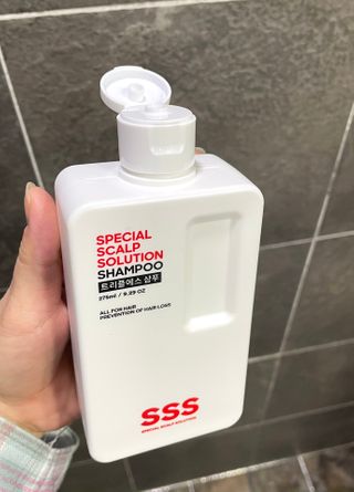 트리플에스 탈모 샴푸 275ml + 실크 트리트먼트 275ml — 5점을 준 리뷰어가 2021년 2월 올린 사용 사진