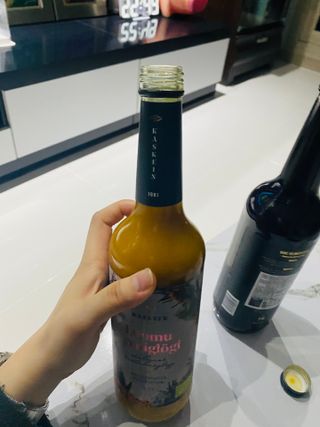H365 [Kaskein Luomutyrniglögi] 핀란드 전통 무알콜 멀드와인 시벅톤 글로기 — 4점을 준 리뷰어가 2021년 4월 올린 사용 사진