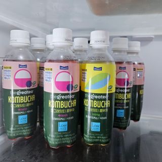 더그레잇티 콤부차 [매일유업] 더그레잇티 44kcal 콤부차 300ml *12개입 (오리지널 6개+베리리치 6개) — 5점을 준 리뷰어가 2023년 7월 올린 사용 사진