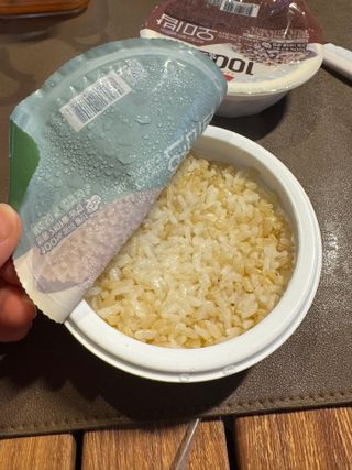 [구매평]양반 동원 양반 100밥 현미밥, 130g, 12개 — 4.5점을 준 리뷰어가 2025년 5월 올린 사용 사진
