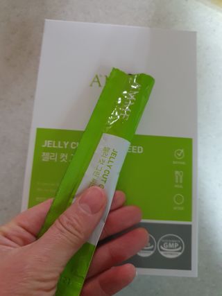 아므_이너뷰티 아므 젤리 컷 그린 씨드 10개입 — 5점을 준 리뷰어가 2021년 2월 올린 사용 사진
