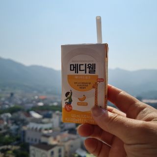메디웰 페디아드링크 미니 바나나맛 — 5점을 준 리뷰어가 2022년 5월 올린 사용 사진