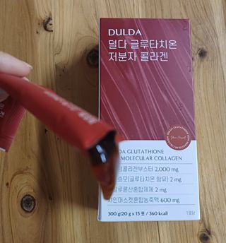 [덜다] 글루타치온 저분자 콜라겐 (20g x 15포) — 5점을 준 리뷰어가 2023년 8월 올린 사용 사진