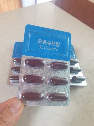 뉴트리션팩토리 비타프렙 오큐슈프림 루테인 오메가3 1050mg — 5점을 준 리뷰어가 2021년 7월 올린 사용 사진