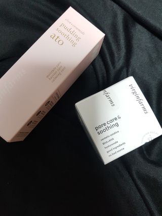 냉장고에 넣어요, 붉은 트러블 피부 다음날 진정되요 [버진팜스 푸딩수딩아토] — 5점을 준 리뷰어가 2021년 1월 올린 사용 사진