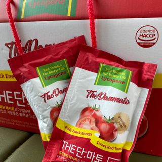제이제이바이오 더단마토 프리미엄주스 100ml 30팩입 - 무설탕 스테비아 토마토즙 — 4점을 준 리뷰어가 2021년 11월 올린 사용 사진