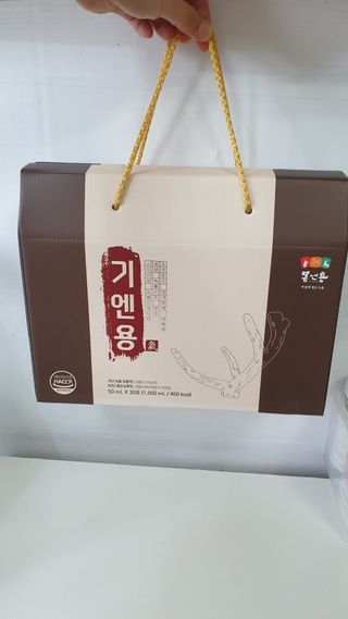 [몸엔용] 무더운 날씨에 국산녹용 기엔용으로 몸보신 50ml x 30포 — 5점을 준 리뷰어가 2021년 6월 올린 사용 사진