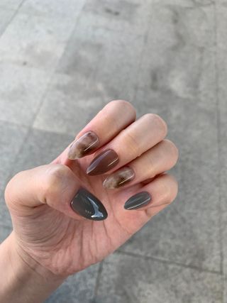 데싱디바 매직프레스 가을신상 스틸레토+오발_5종 중 택1 — 4점을 준 리뷰어가 2021년 9월 올린 사용 사진