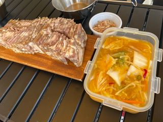 셰프애찬 단호박 백김치 1kg — 5점을 준 리뷰어가 2022년 10월 올린 사용 사진