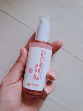 아이앤립 / EYENLIP 아이앤립 연어오일 리바이탈라이징 앰플 — 5점을 준 리뷰어가 2021년 3월 올린 사용 사진