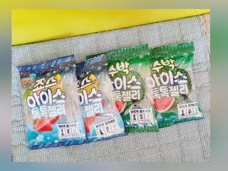 롯데제과 죠스바 아이스 톡톡 젤리 — 5점을 준 리뷰어가 2021년 10월 올린 사용 사진