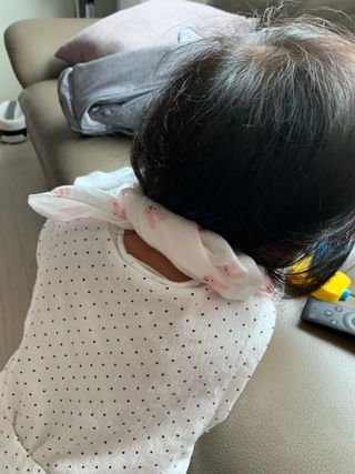 달퐁 레빗스카프손수건세트 — 5점을 준 리뷰어가 2021년 5월 올린 사용 사진