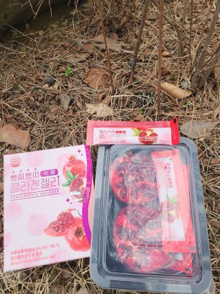 헬스업_쁘띠쁘띠석류콜라겐젤리_20g x 14포 — 5점을 준 리뷰어가 2021년 2월 올린 사용 사진