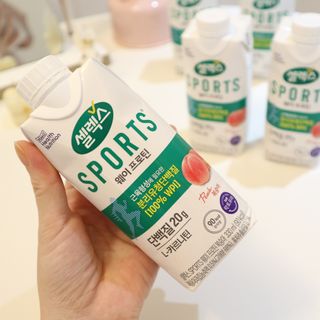 셀렉스스포츠 셀렉스 스포츠 웨이 프로틴 복숭아_ 330ml x 12팩 — 4.5점을 준 리뷰어가 2021년 10월 올린 사용 사진
