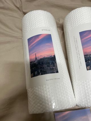 부직포나라 중금속유해물질ZERO 뜯어쓰는 주방 일회용수세미 60매 2매 — 5점을 준 리뷰어가 2022년 11월 올린 사용 사진