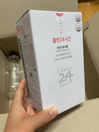 클린24시간 1BOX(5포) + 전용보틀(500ml) — 5점을 준 리뷰어가 2022년 12월 올린 사용 사진