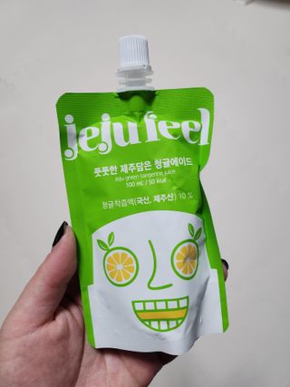 JEJUFEEL 풋풋한 제주담은 청귤에이드 — 5점을 준 리뷰어가 2022년 10월 올린 사용 사진