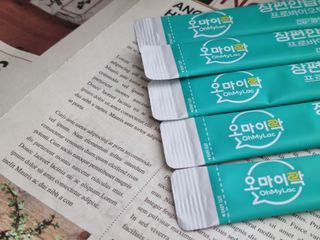 [유산균] 오마이락 장편한습관 프로바이오틱스 30P — 5점을 준 리뷰어가 2022년 11월 올린 사용 사진