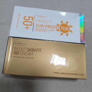 약손명가코스메틱 에오스보떼 퍼펙트 선 프로텍터 선크림 / 인_아웃 스킨 핏 비비크림 세트 구성 — 5점을 준 리뷰어가 2021년 7월 올린 사용 사진