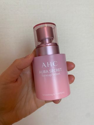 AHC 아우라 시크릿 톤업 벨벳 — 5점을 준 리뷰어가 2021년 4월 올린 사용 사진