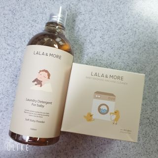 라라앤모어 유아 액체세제+세탁기클리너 — 5점을 준 리뷰어가 2022년 3월 올린 사용 사진