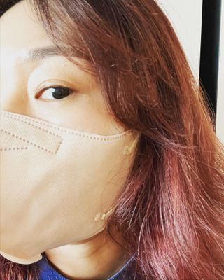 [애니가드] 셋업 메베마스크라이트  (대형 4컬러 + 중형 4컬러) — 5점을 준 리뷰어가 2022년 7월 올린 사용 사진