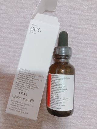 더마 사이언스 비타민 CCC 앰플 기미 브라이트닝 세럼 30ml — 5점을 준 리뷰어가 2021년 8월 올린 사용 사진
