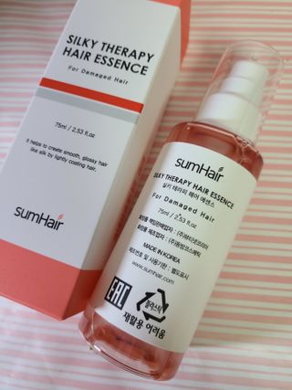 썸헤어 / SUMHAIR 썸헤어 실키 테라피 헤어 에센스 — 5점을 준 리뷰어가 2021년 4월 올린 사용 사진