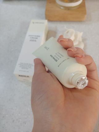 젠바이오 코스메틱스 젠바이오수딩크림]   가려운 피부 & 아토피 원픽 크림 — 5점을 준 리뷰어가 2022년 10월 올린 사용 사진