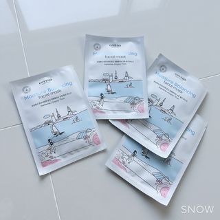세뚜아(Cettua) 나우[세뚜아] 모이스처 밸런싱 페이셜 마스크 Cettua Moisture Balancing Facial Mask 4매 — 4점을 준 리뷰어가 2023년 12월 올린 사용 사진