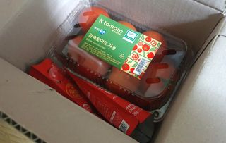 레드닥터 완숙토마토 + 통째로 동결건조한 대추방울토마토 — 5점을 준 리뷰어가 2022년 11월 올린 사용 사진