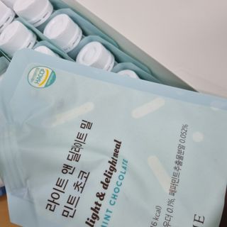 아므_이너뷰티 라이트 앤 딜라이트 밀 민트 초코 — 5점을 준 리뷰어가 2021년 8월 올린 사용 사진