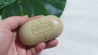 제이제이바이오 허브마사지바 올인원 알약비누 — 4.5점을 준 리뷰어가 2022년 3월 올린 사용 사진