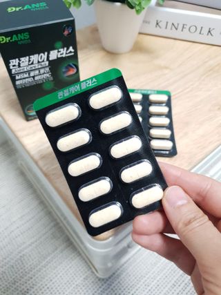 닥터안스 관절케어플러스 60정 1개월분 — 5점을 준 리뷰어가 2022년 10월 올린 사용 사진